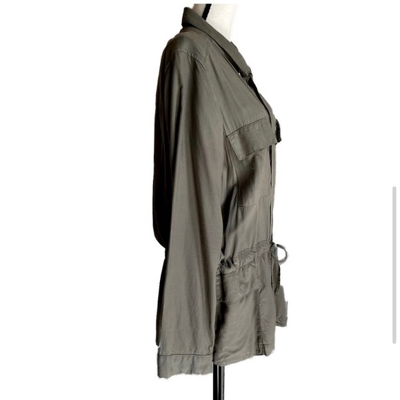 MAX STUDIO Olive Khaki Utility Jacket XL - Picture 4 of 6